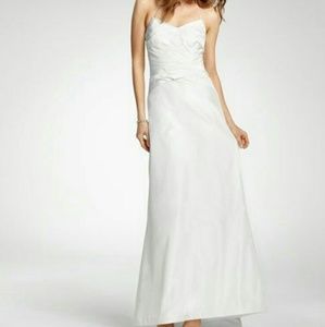 Ann Taylor silk wedding dress